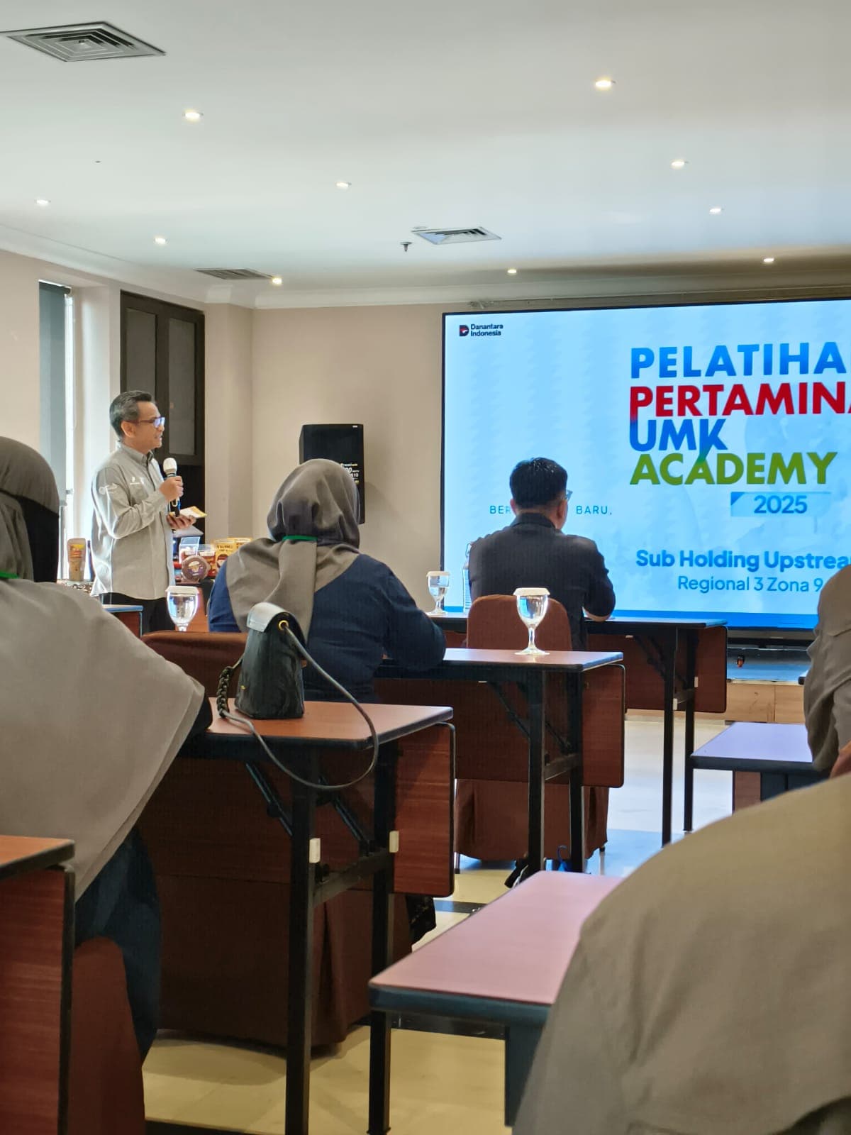 Sambutan Head of Comm, Relations & CID Zona 9 UMK Accademy 2025