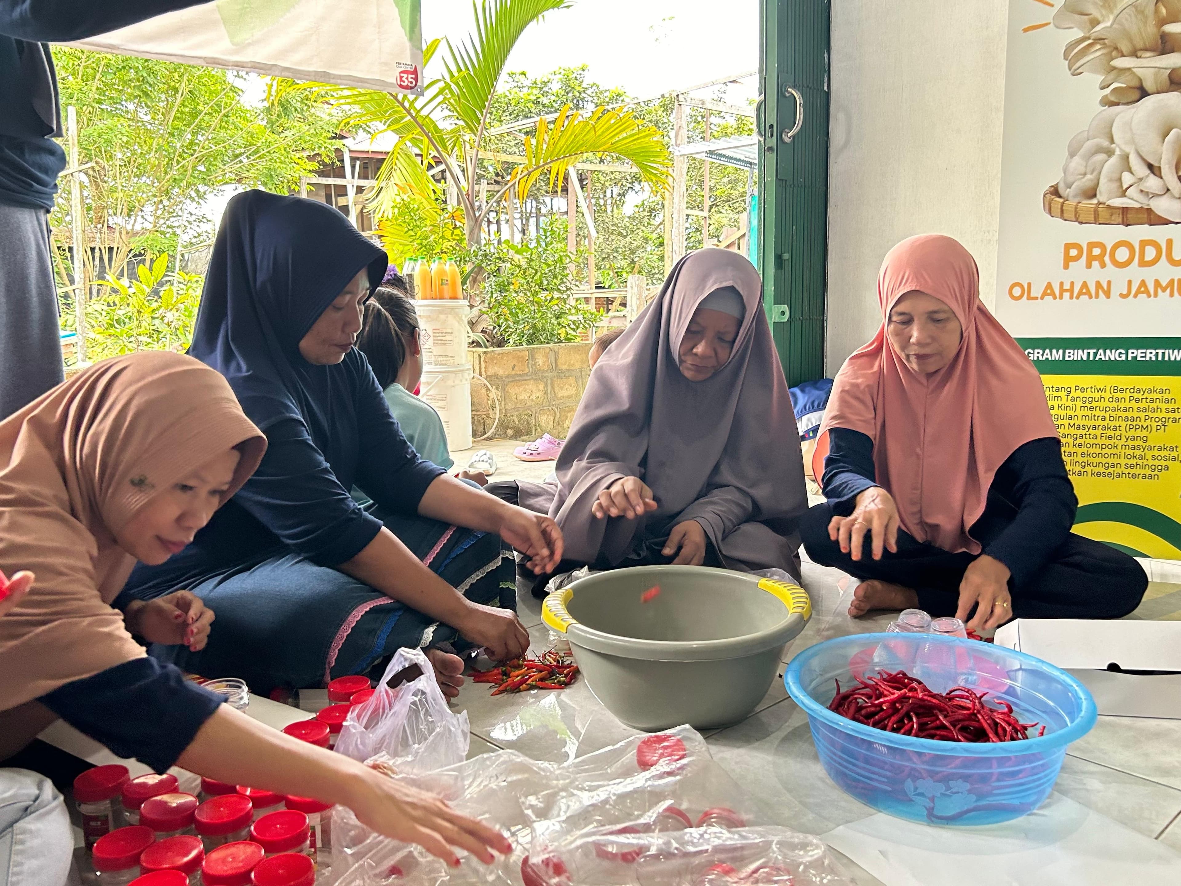 Produksi Sambal Jamur Tiram